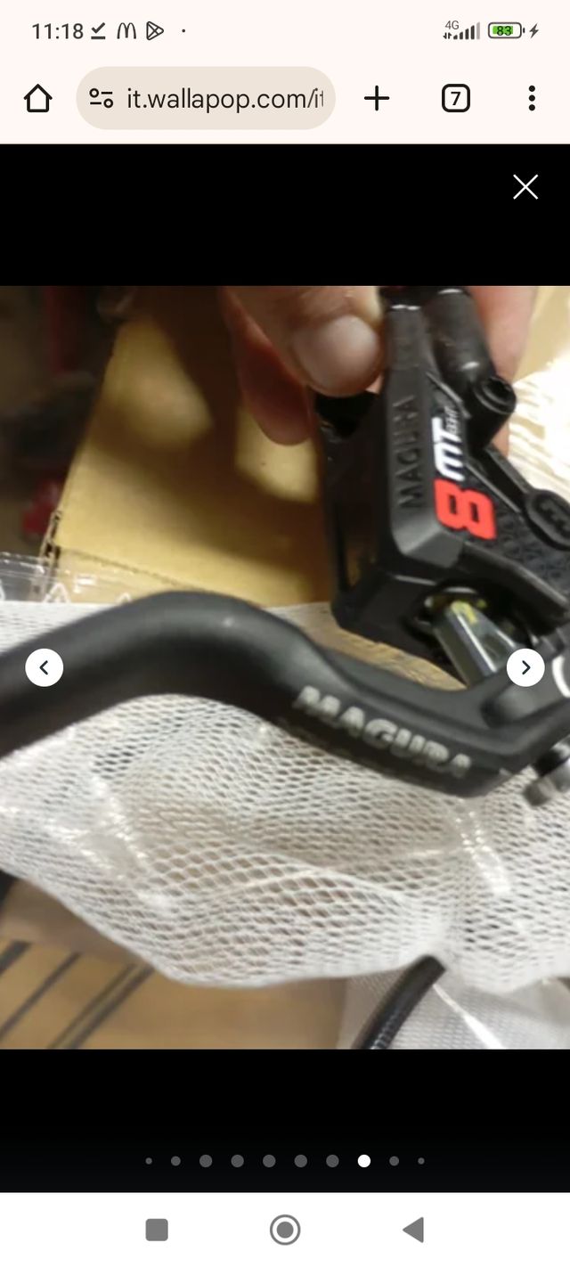 Coppia Freni MTB Magura Mt8 Pro Nuovi A 2 Pistonci