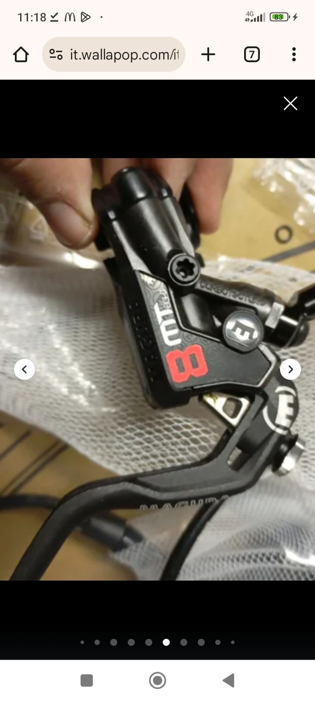 Coppia Freni MTB Magura Mt8 Pro Nuovi A 2 Pistonci