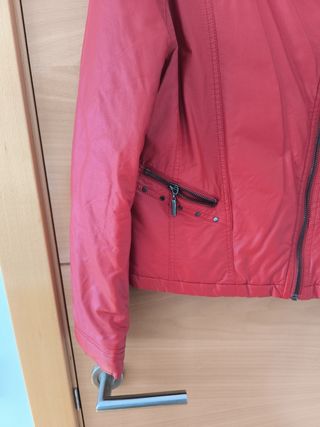 Chaqueta símil piel Liu Jo roja