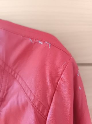 Chaqueta símil piel Liu Jo roja