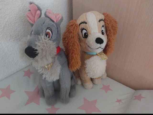 Peluches Disney: la dama y el vagabundo