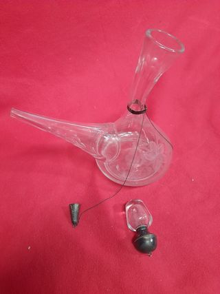 Antiguo Porron de cristal,