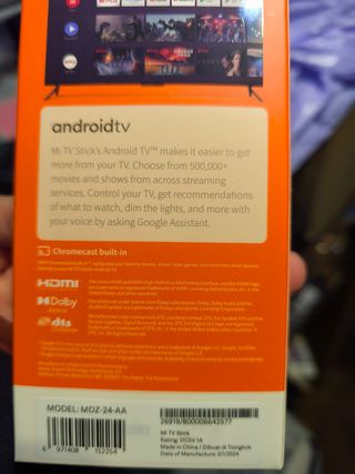 Xiaomi mi stick tv 4k nuevo y precintado 