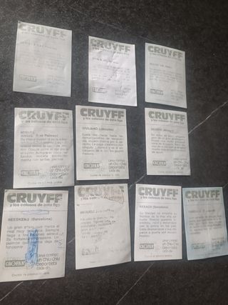 10 cromos cruyff y los colosos de esta