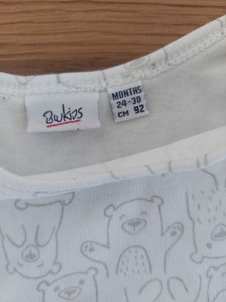 3 body manica corta 92 cm