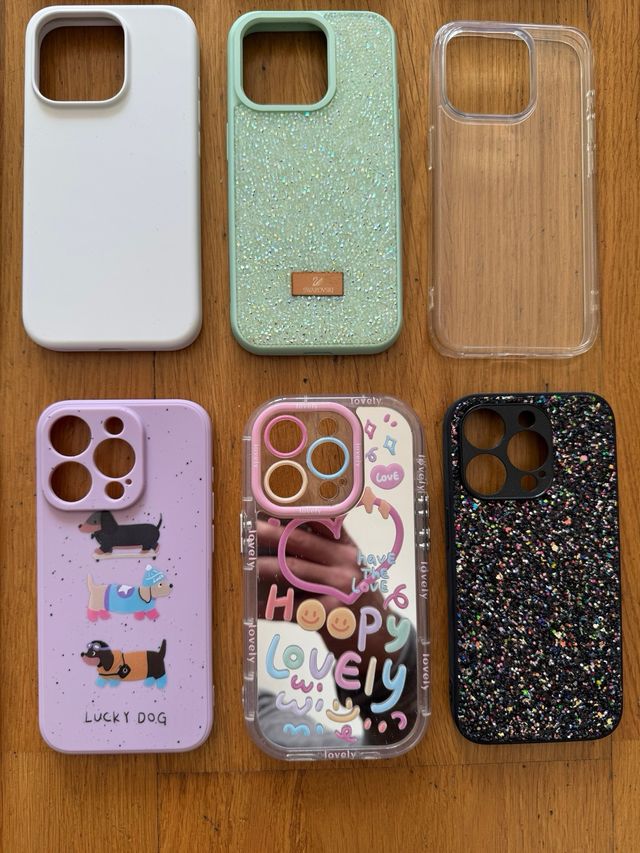 Pack 18 fundas iPhone 15 Pro