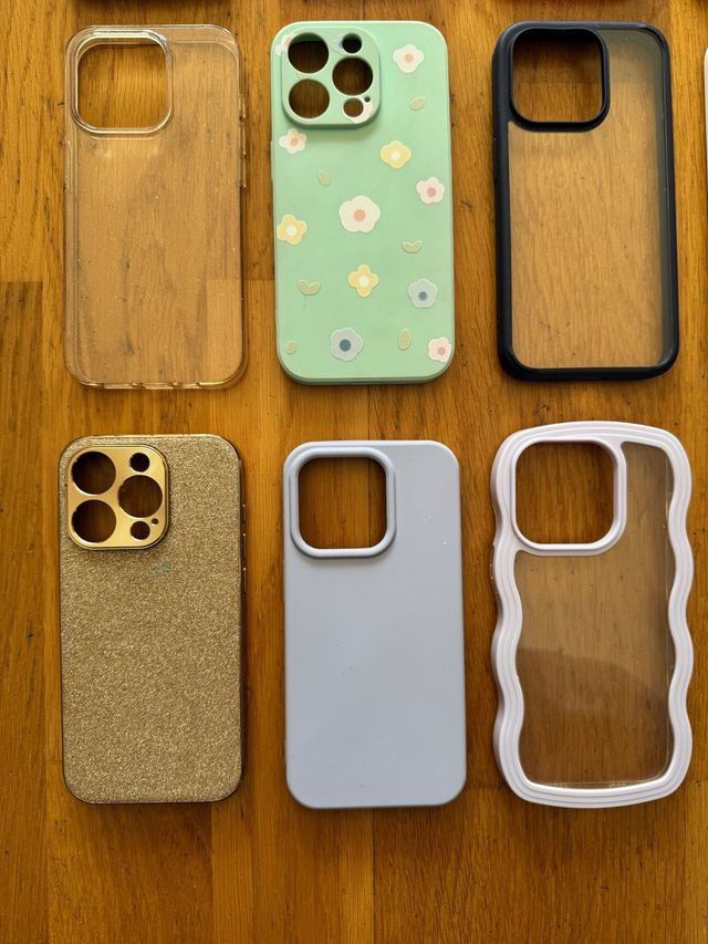 Pack 18 fundas iPhone 15 Pro