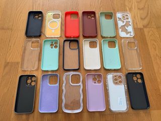 Pack 18 fundas iPhone 15 Pro