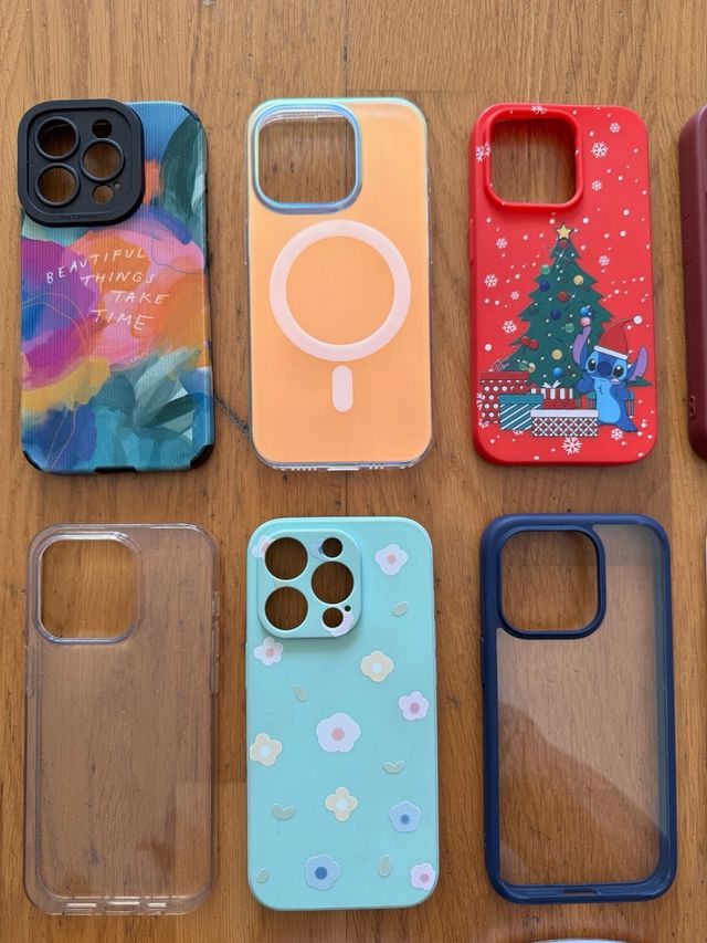 Pack 18 fundas iPhone 15 Pro