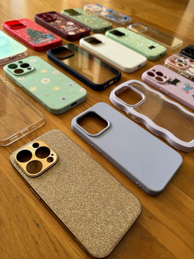 Pack 18 fundas iPhone 15 Pro