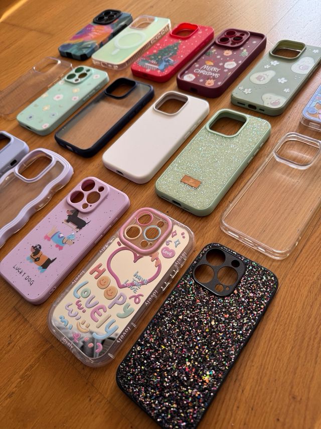 Pack 18 fundas iPhone 15 Pro