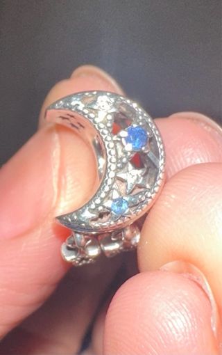 Charm de pandora estrellas y luna