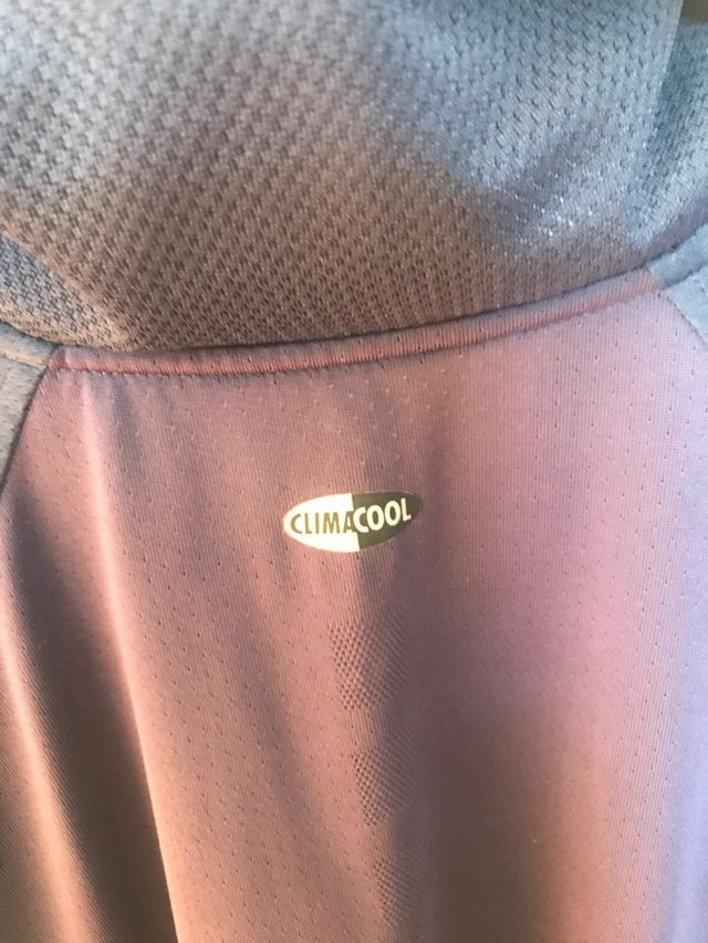 Polo adidas xl in tessuto tecnico blu