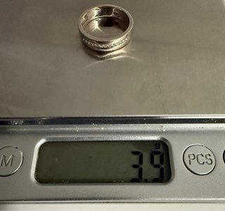 Anillo oro blanco y diamantes