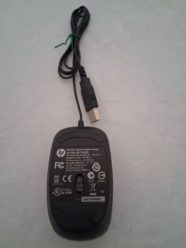 CONJUNTO Teclado y Ratón HP óptico, USB