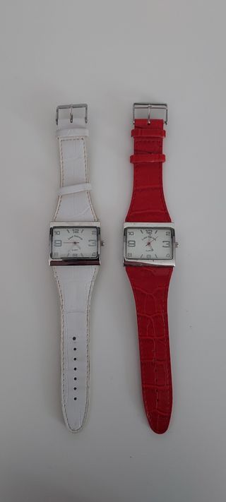 2 relojes de pulsera