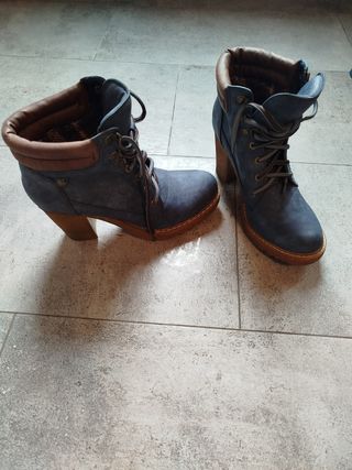 Stivaletti donna blu