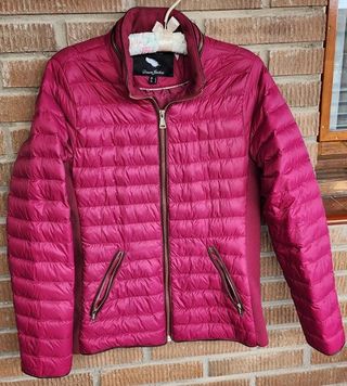 Chaqueton acolchado con capucha plumas October