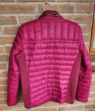 Chaqueton acolchado con capucha plumas October