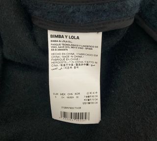 Abrigo 🧥 Bimba y Lola