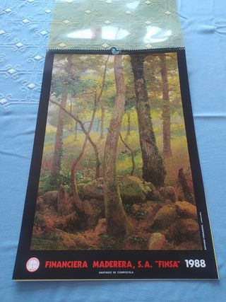 Calendario Pintor Antonio Fernández 