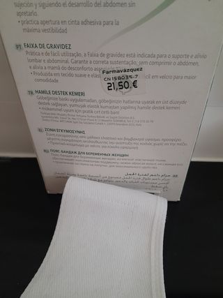 Faja embarazo. Chico. Talla S