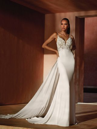 Vestido de novia de la colección Rosa Clará