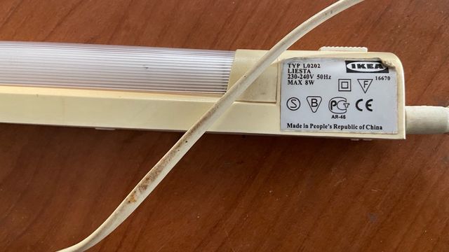 Faretto neon Ikea