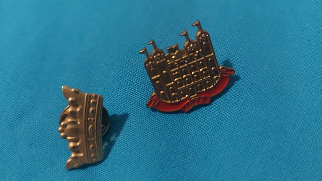 Pin de metal londres