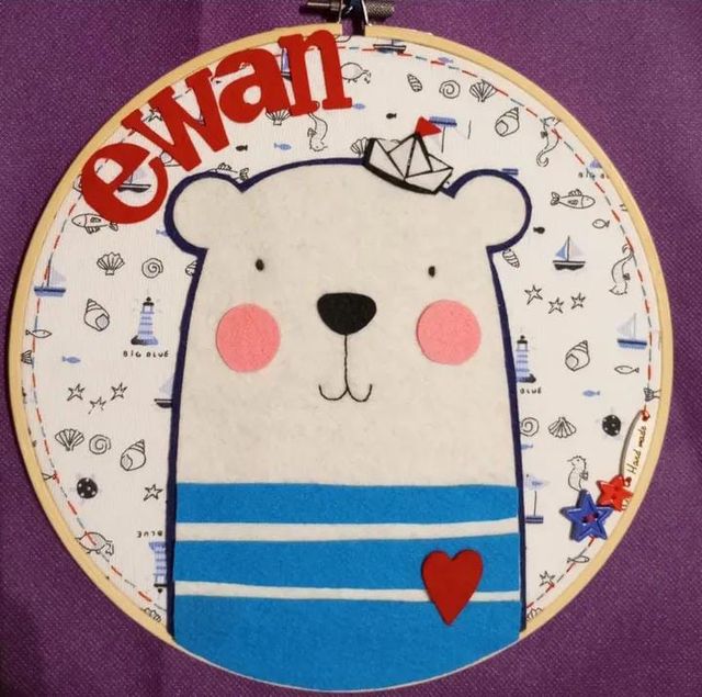 Artesanía - Cuadro infantil personalizable