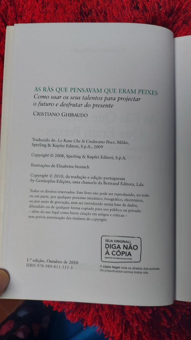 Livro - as rãs que pensavam que eram peixes