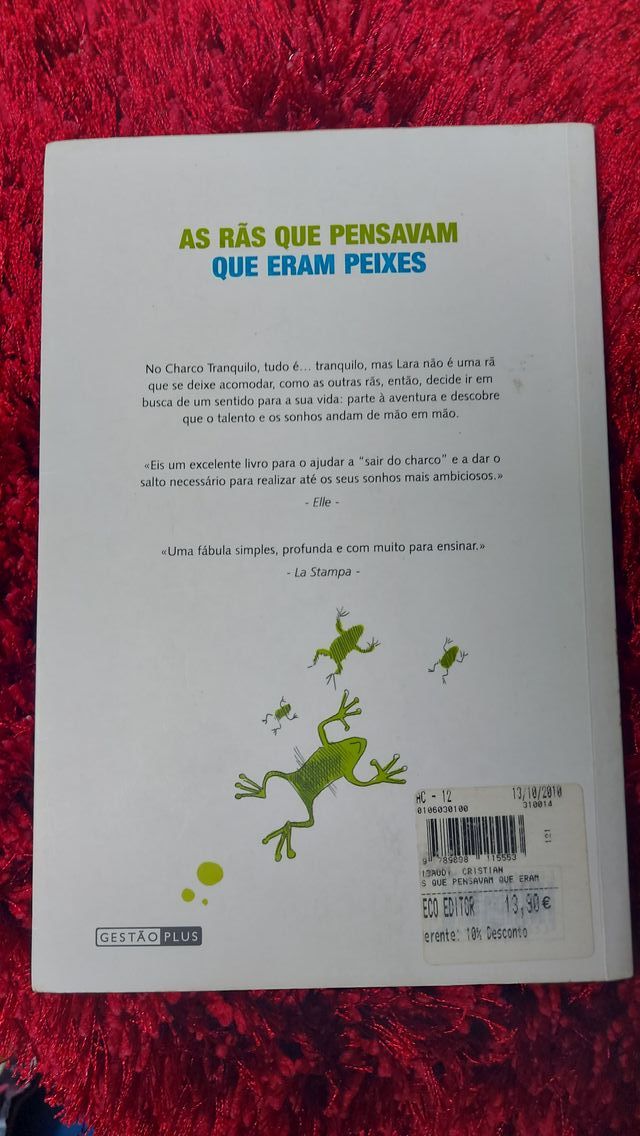 Livro - as rãs que pensavam que eram peixes