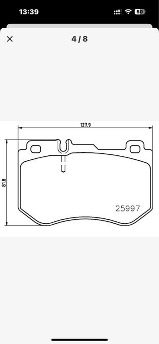 Pastillas de freno Brembo P50 123