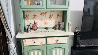 MUEBLE ALACENA VINTAGE RESTAURADA