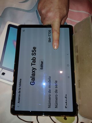 Tablet 10.5pulgadas  Samsung tabS5