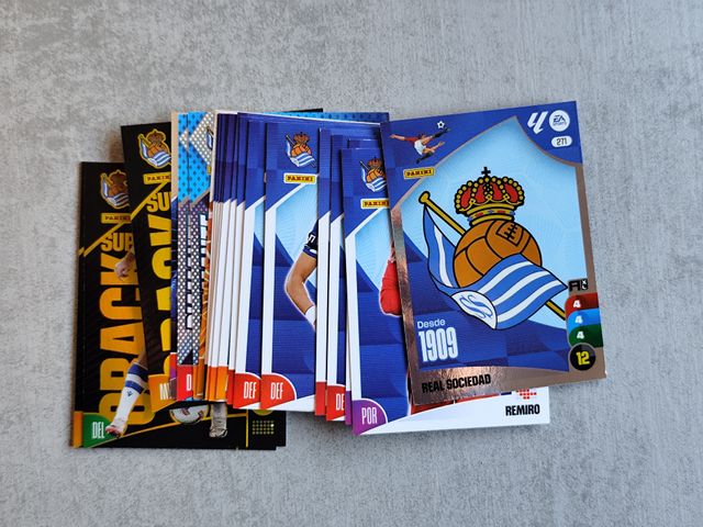 SET REAL SOCIEDAD ADRENALYN XL PANINI 2025 NUEVO