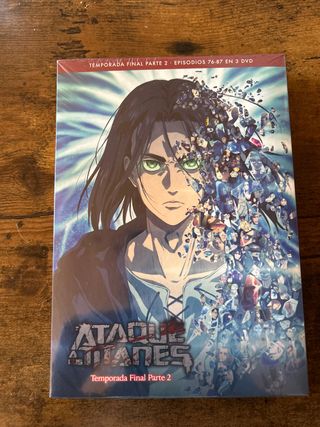 Ataque a los titanes Temporada Final Parte 2 DVD