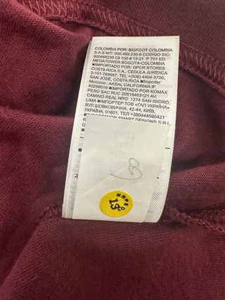 Camiseta manga corta GAP sin estrenar