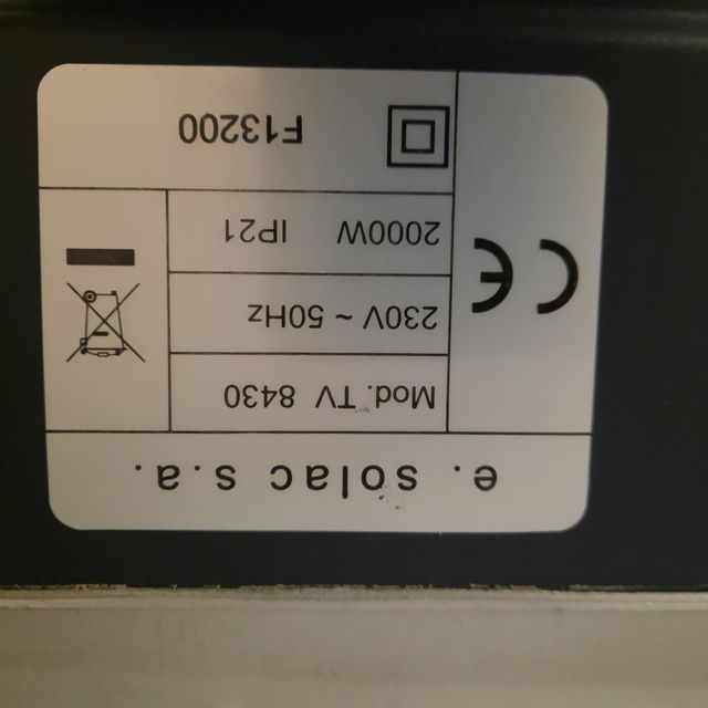 Estufa electrica Solac