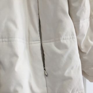 Piumino cappotto donna taglia 44 bianco avorio