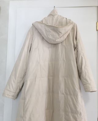Piumino cappotto donna taglia 44 bianco avorio