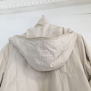 Piumino cappotto donna taglia 44 bianco avorio