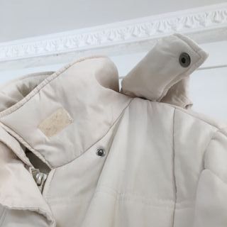 Piumino cappotto donna taglia 44 bianco avorio