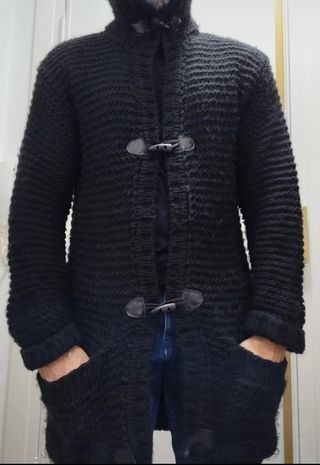 Parka de lana Zara talla M
