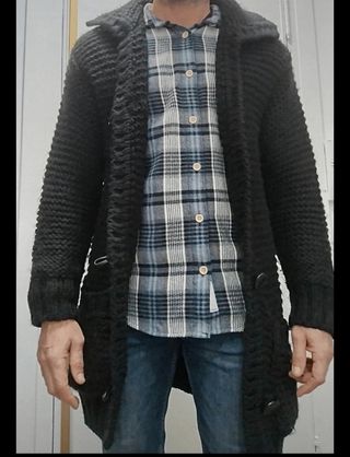 Parka de lana Zara talla M