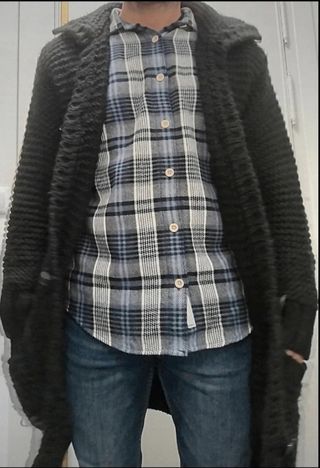 Parka de lana Zara talla M
