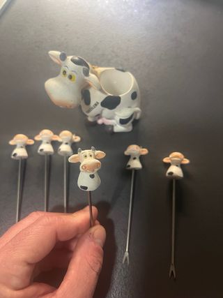 Vaca adorno cocina original Grazalema hecho a mano