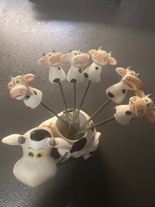 Vaca adorno cocina original Grazalema hecho a mano