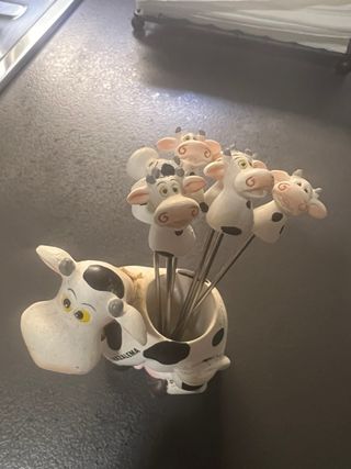 Vaca adorno cocina original Grazalema hecho a mano