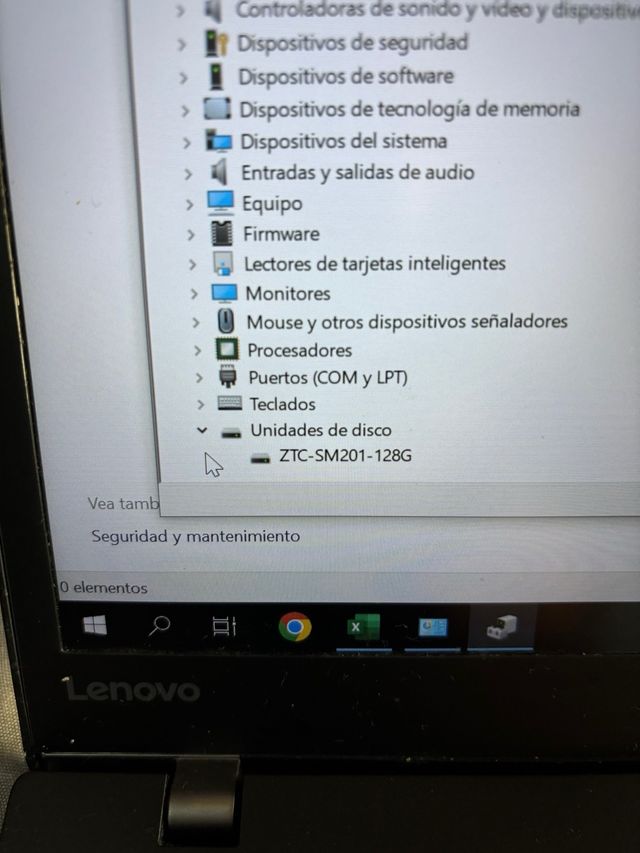 Portatil leonovo i56gen 8g ram 128g ssd